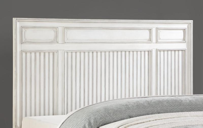 Flexsteel Wynwood Harmony Queen Panel Bed In White Wood