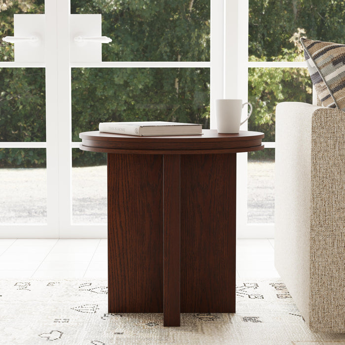 Waterfall W1026-02 Round End Table