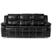 Bastrop Double Reclining Sofa in Black 8230BLK-3 image