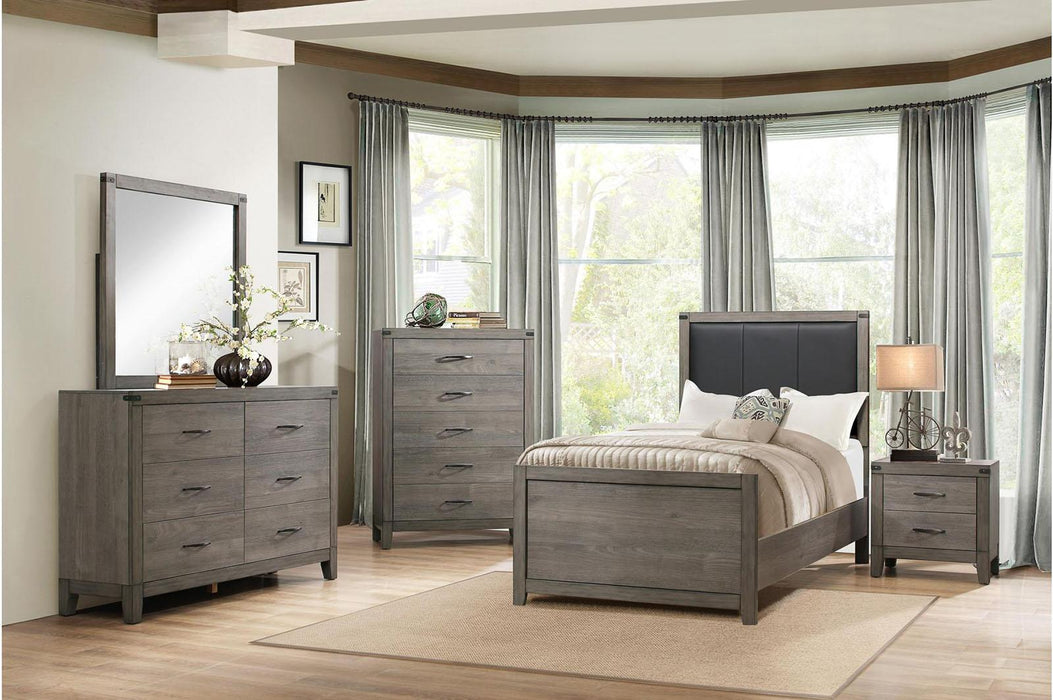 Woodrow 6 Drawer Dresser in Gray 2042-5