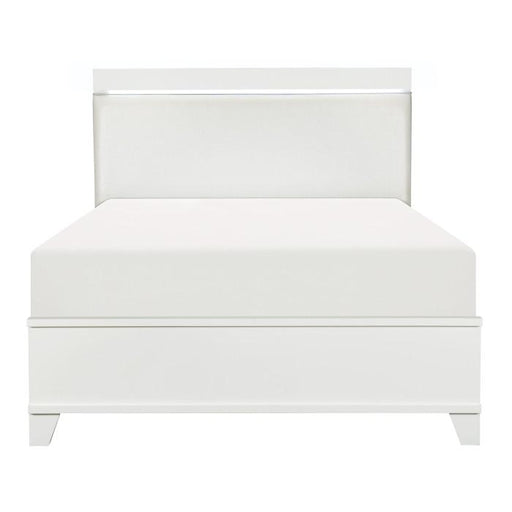 Kerren Queen Platform Bed in White 1678W-1* image