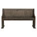 Toulon Bench with Curved Arms in Dark Pewter 5438-14A image