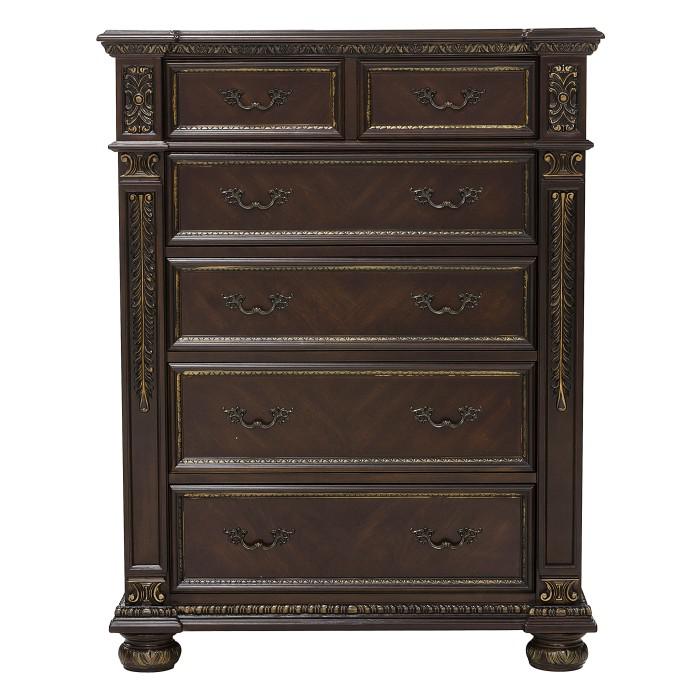 Catalonia 5 Drawer Chest in Cherry 1824-9 image