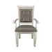 Bevelle Arm Chair in Silver (Set of 2) image
