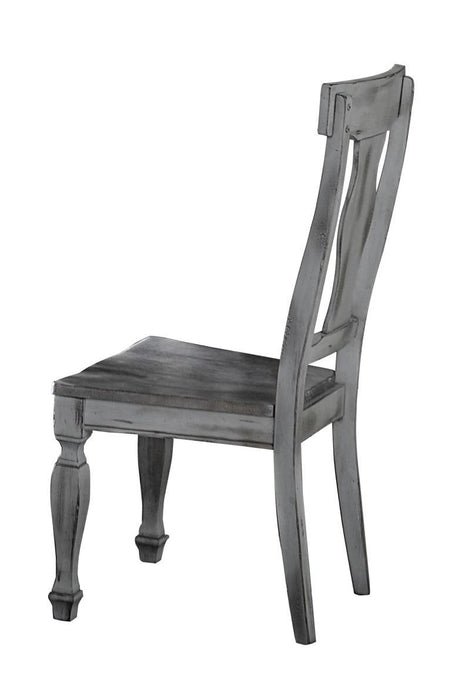 Fulbright Side Chair in Gray (Set of 2)