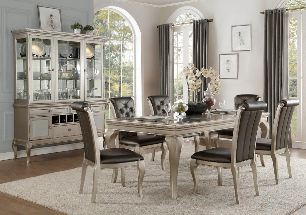 Crawford Dining Table in Silver 5546-84