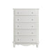 Clementine 5 Drawer Chest in White B1799-9 image