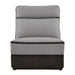 Laertes Armless Chair in Taupe Gray 8318-AC image