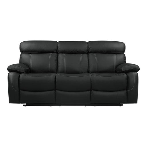 Pendu Double Reclining Sofa in Black 8326BLK-3 image