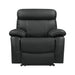 Pendu Reclining Chair in Black 8326BLK-1 image