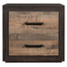 Miter Nightstand in Rustin Mahogany & Dark Ebony 1762-4 image