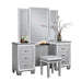 Allura Vanity Dresser with Mirror in Silver 1916-15* image
