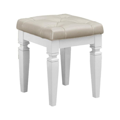 Allura Vanity Stool in White 1916W-14 image