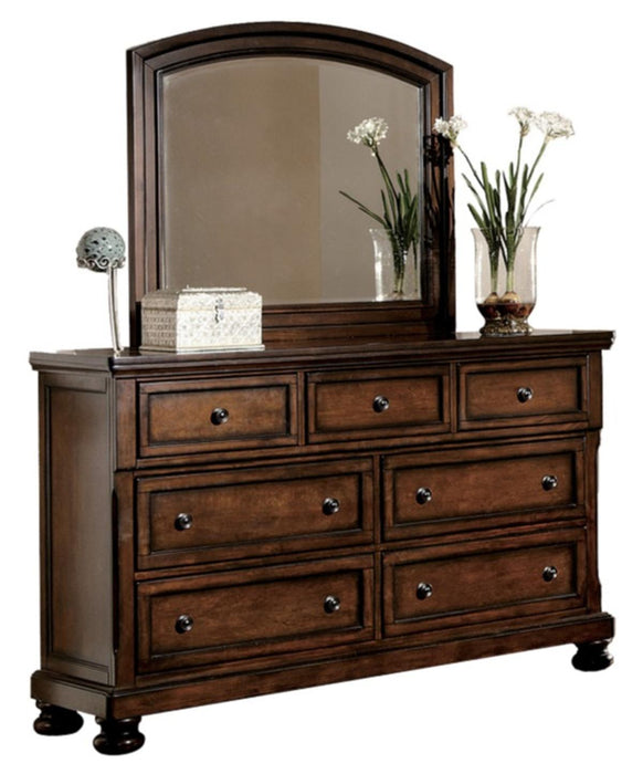 Cumberland Mirror in Brown Cherry 2159-6