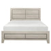 Quinby Queen Panel Bed in Light Brown 1525-1 image
