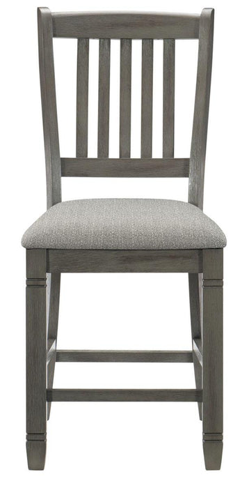 Granby Counter Height Chair in Antique Gray (Set of 2)