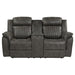 Centeroak Double Reclining Loveseat in Gray 9479BRG-2 image