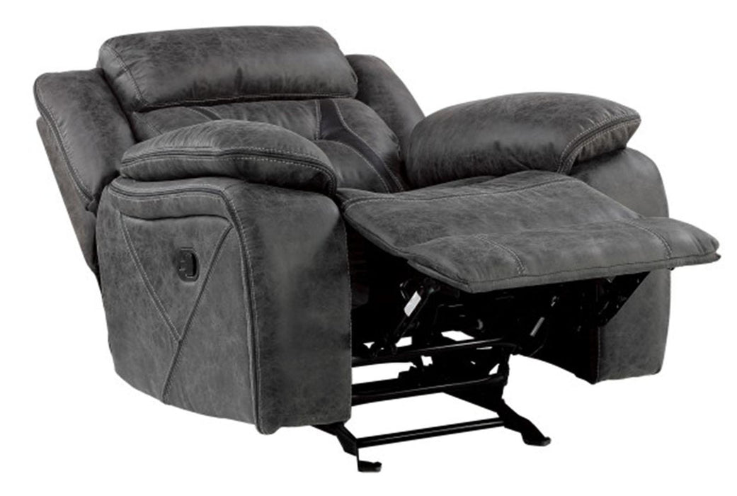 Madrona Hill Glider Reclining Chair in Gray 9989GY-1