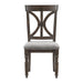 Cardano Side Chair in Charcoal (Set of 2) image