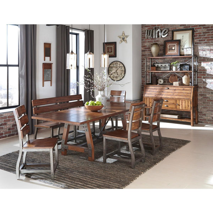 Holverson Side Chair in Rustic Brown (Set of 2)