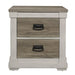 Arcadia Nightstand in White & Weathered Gray 1677-4 image