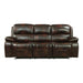 Mahala Double Reclining Sofa in Brown 8200BRW-3PW image