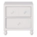 Wellsummer 2 Drawer Nightstand in White 1803W-4 image