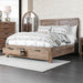 Wynton Weathered Light Oak Queen Bed image