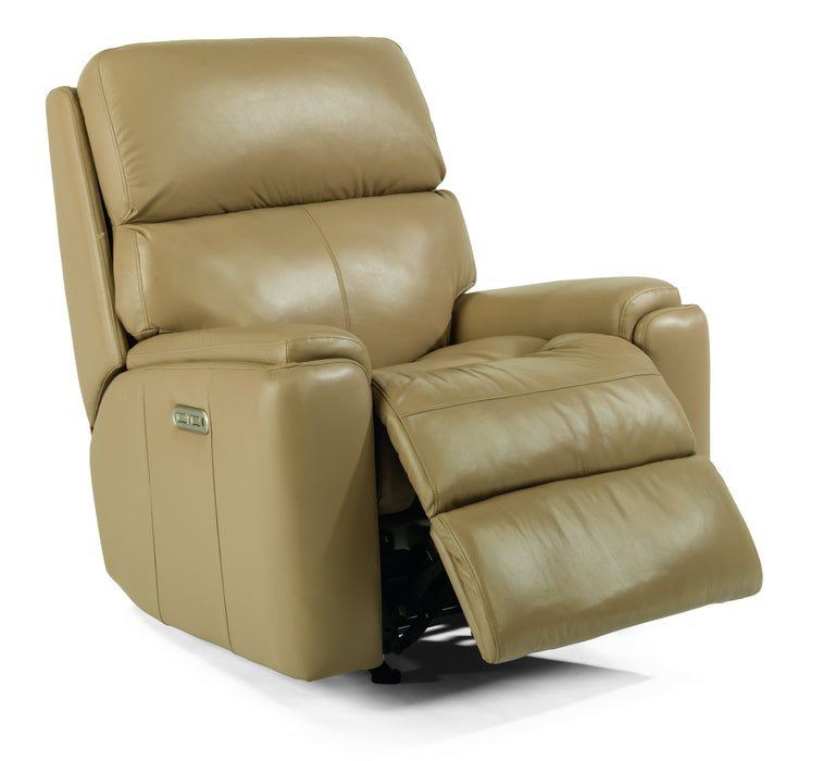 Rio 3904-51H Power Rocking Recliner with Power Headrest