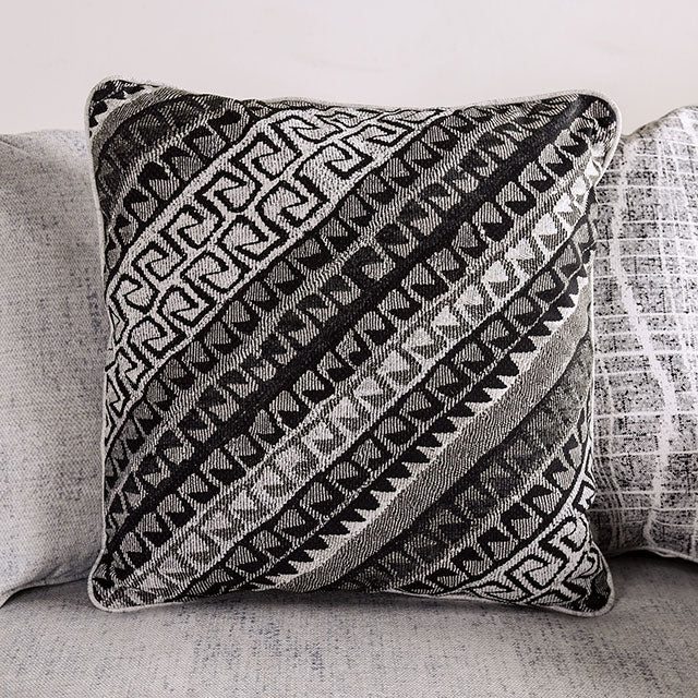 EIMEAR Swivel Chair, Off-White/Black